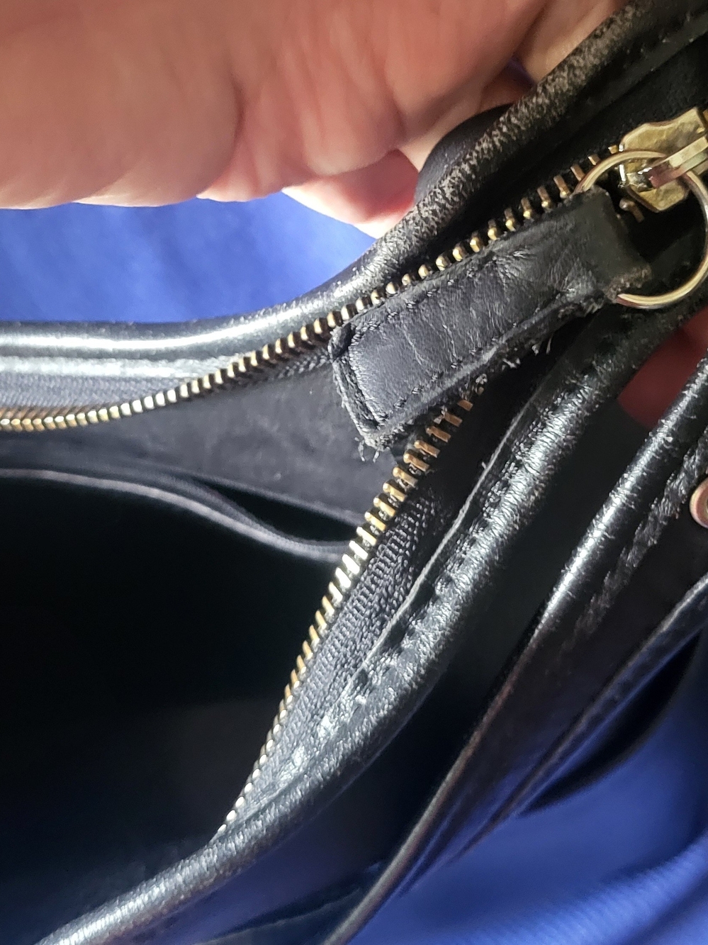 Coach Black Leather & Canvas Shoulder Bag - Picture 16 of 16